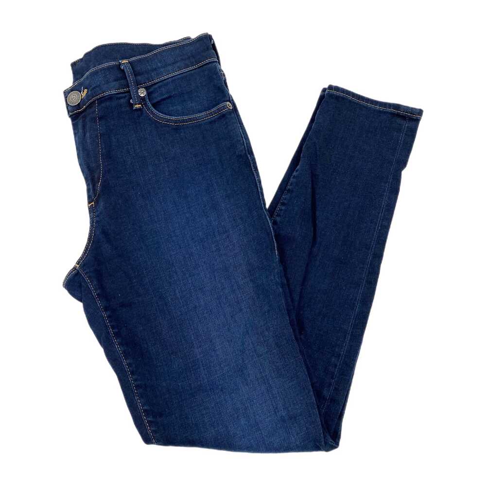 True Religion Blue Skinny Jeans Dark wash Mid rise | Womens 29